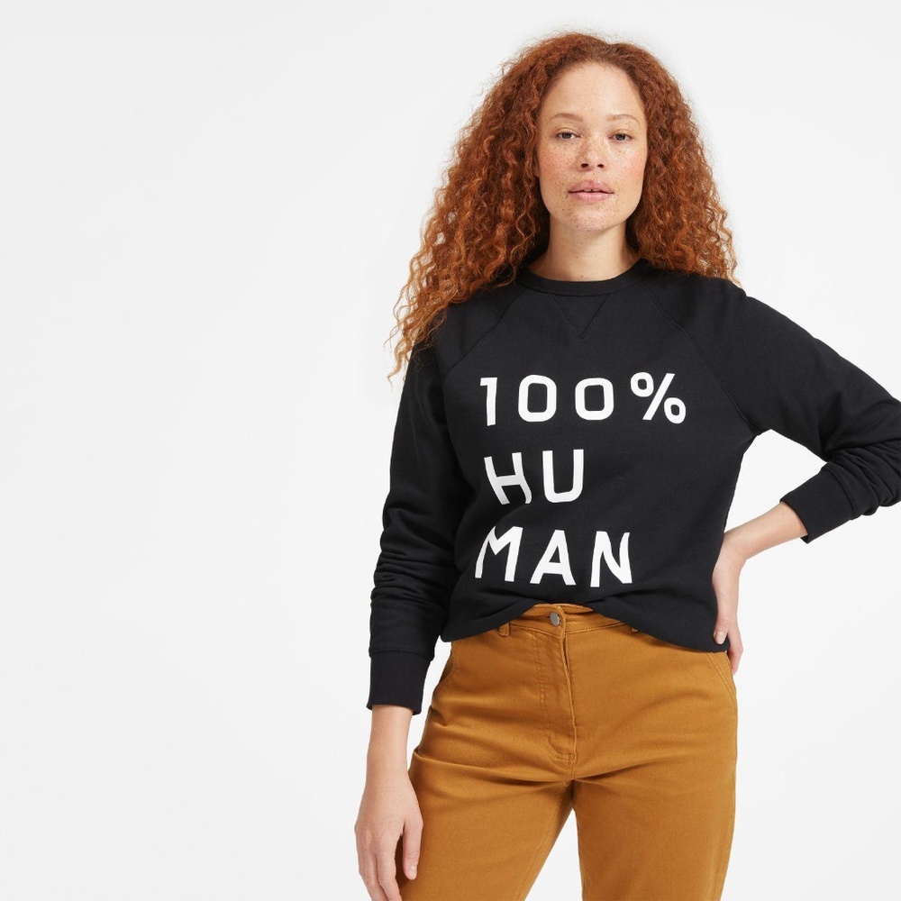 Everlane 100% Human French Terry Sweatshirt, sz XS